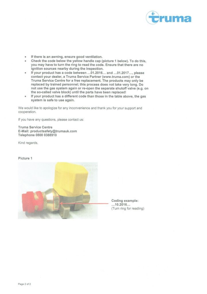 Product Recall Page 2